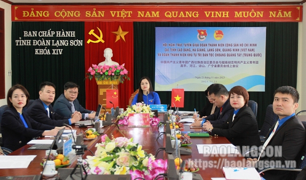 Đoàn thanh niên 4 tỉnh biên giới phía bắc Việt Nam ký kết bản ghi nhớ hợp tác với Đoàn Thanh niên Khu tự trị Dân tộc Choang Quảng Tây (Trung Quốc)